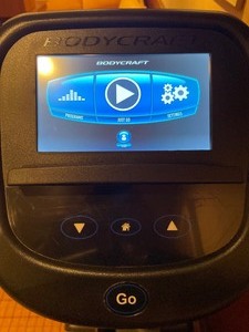 lot 16 image: Bodycraft U1000g Upright Stationary Bike with Manual