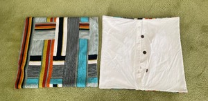 lot 129 image: West Elm Pillow Covers and a Nettle Creek Accent Pillow