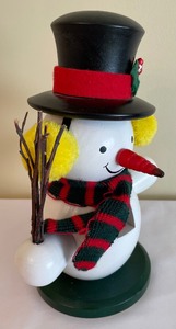 lot 131A image: Holzkunst Christian Ulbricht Limited Edition Schneeman Nutcracker with Box