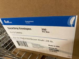 QuickStrip Catalog Envelopes