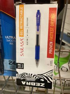 Papermate and Zebra Pens