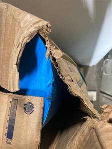 Blue Kraft Paper Roll