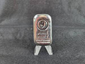 5oz .999 Fine Silver Bar - 9 Fine Mint