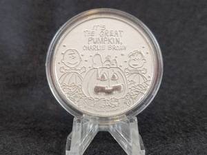 1oz .999 Fine Silver Round Peanuts Its the Great Pumpkin, Charlie Brown