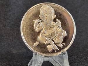 1oz .999 Fine Silver Round Ganesh