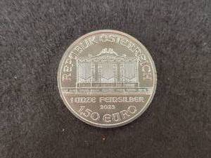 2023 1oz .999 Fine Silver Austrian Philharmonic Coin