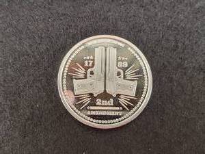 1oz .999 Fine 2nd Amendment Come and Take It Round