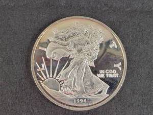8oz .999 Fine Silver Walking Liberty Coin - Half Pound