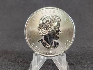 2022 1oz .9999 Fine Silver Canadian Maple Leaf Coin