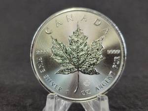 2022 1oz .9999 Fine Silver Canadian Maple Leaf Coin