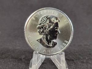2022 1oz .9999 Fine Silver Canadian Maple Leaf Coin