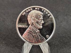 1oz .999 Fine Lincoln Penny Round
