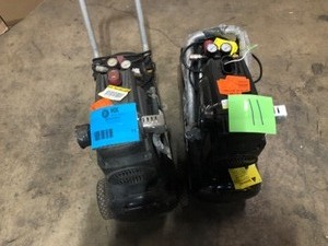 Husky 8G 150 PSI Hotdog Air Compressor, Lot of 2, Customer returns, Review all pictures