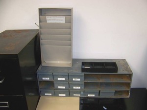 lot 27 image: File Cabinets (6) and Organizers (2)