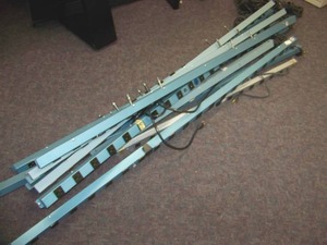 lot 36 image: Large, Metal Power Strips (10)