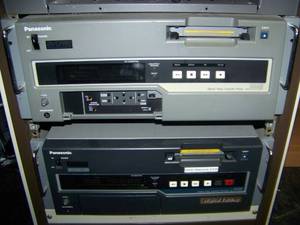 lot 58 image: Equipment Rack with Various AV Components