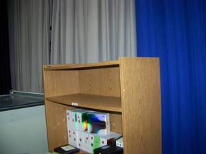 lot 63 image: Wood Bookshelf