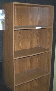lot 77 image: Wood Bookshelf  Shelf