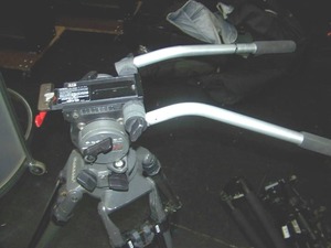 lot 87 image: OConnor Tripod Head, Tripod and Tripod Spreader