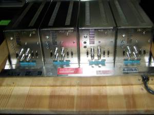 lot 98 image: Sony CRT Video Monitors (4) in Rack