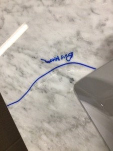 Sonoma 60 in. W x 22 in. D x 34 in H Bath Vanity in Dark Charcoal with White Carrara marble Top by Home Decorators Collection Shop the Collection, BROKEN, Review all pictures