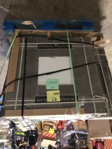 Premium Porcelain White Tiles, 19 boxes, Review all pictures