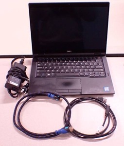 lot 18 image: Dell Latitude 7390 2-in-1 Notebook  Intel Core I5-8350U CPU  1.70GHz  8GB DDR3 RAM  256GB SSD  13.3 with 1920 x 1080 resolution  FHD Touchscreen  UHD Graphics 620  NO OS  Includes USB-C, VGA & CAB-AC Cords