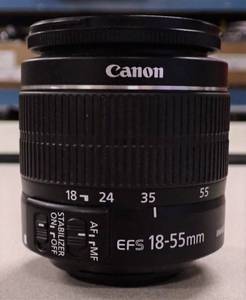 lot 28 image: Canon EF-S 18-55mm f3.5-5.6 IS II SLR Lens