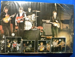 lot 1 image: Vintage 1980s BEATLES FOREVER Group Photo Poster- (MHPO-2523)
