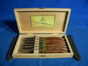 lot 19 image: Laguiole Knife Set of 6