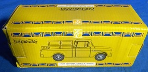 lot 29 image: Chevy Die Cast 125 Chevy Cameo Mills Fleet Farm