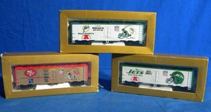 lot 35 image: NFL Championship Trains set of 3
