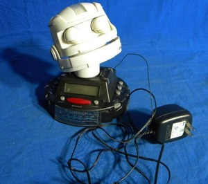 lot 37 image: Mr Clock Radio Talking Robotic Animatronic Clock Radio