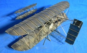 lot 41 image: Paul K. Guillow 1903 Wright Brother Flyer  Model