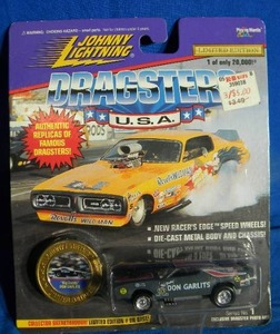 lot 148 image: Jhonny Lightening Dragster USA Original Package ((1 of Only 20,000))