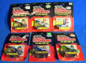 lot 183 image: NHRA Racing Championship Cars (5) 1996 Edition Funny Cars (1) 1997 Pro Stock Car Replica Original Packages