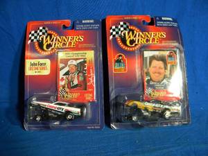lot 192 image: Winners Circle Matchbox Cars John Force Set of Two