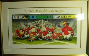 lot 210 image: Looney Tunes 1966 World Champs England Soccer FIFA World Cup