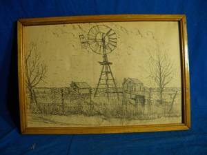 lot 263 image: 11x16 Farm Sketch