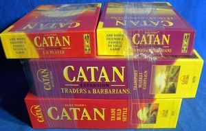 lot 281 image: Catan Game Set 4 Unopened Boxes