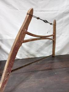 lot 6 image: Old Bow Saw
