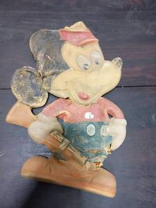 lot 36 image: Old Rubber Mickey Toy