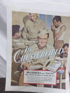 lot 46 image: Chesterfield Poster
