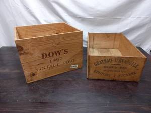 lot 51 image: Two Wood Crates