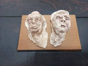 lot 57 image: Clay Faces