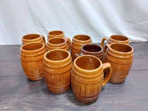 lot 74 image: Barrel Mugs
