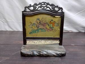 lot 86 image: Glass Painting