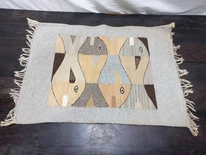 lot 94 image: Woven Rug