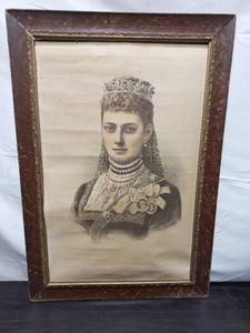 lot 112 image: Framed Portrait Poster