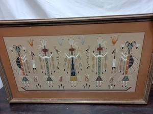 lot 114 image: Sand Painting